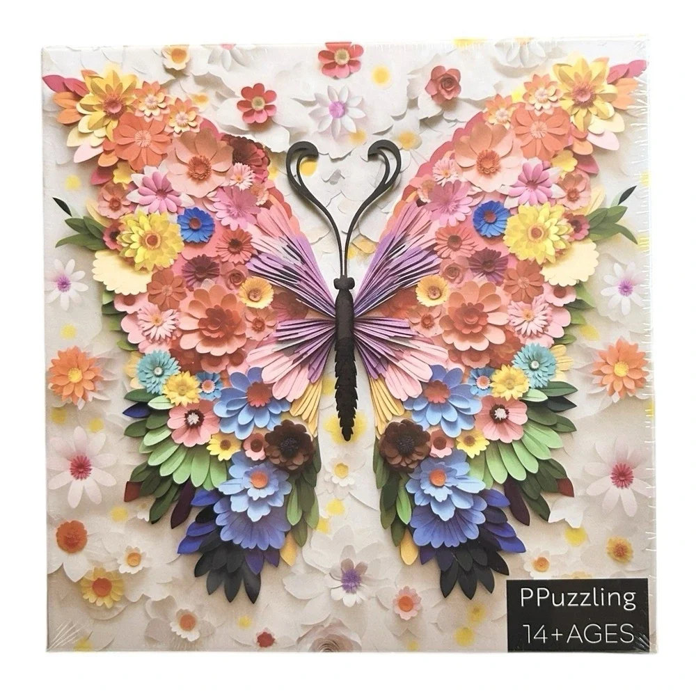 PPuzzling COLORFUL WINGS Butterfly Jigsaw Puzzle 1000 Pieces NIB Factory Sealed